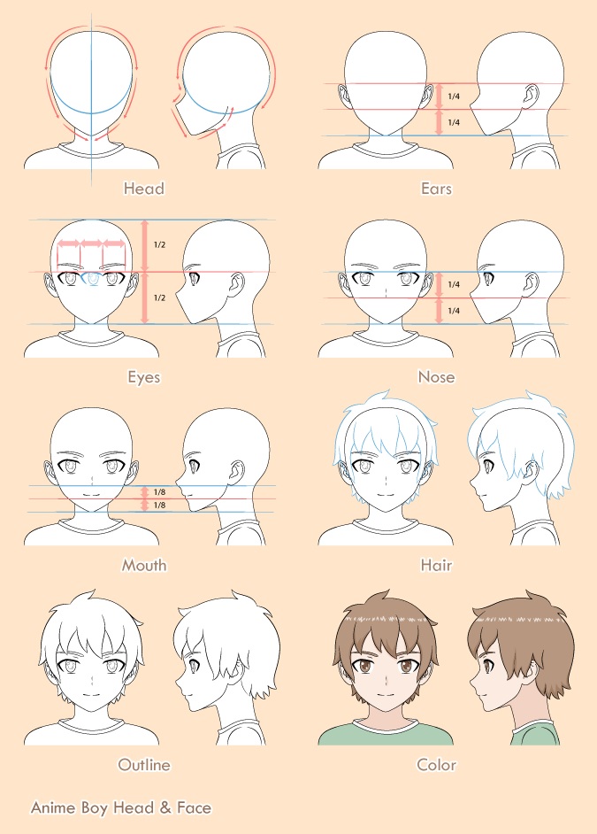 Detail Menggambar Anime Laki Laki Nomer 12