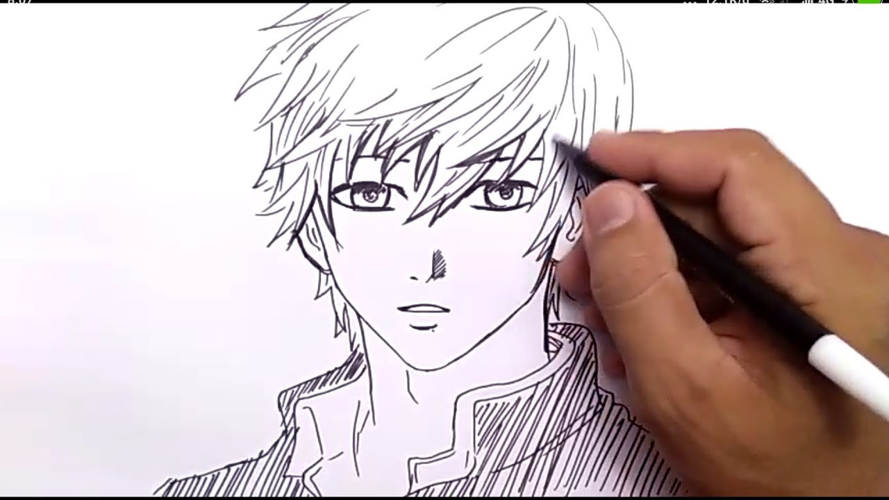Detail Menggambar Anime Laki Laki Nomer 8