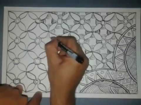 Detail Menggambar Batik Di Kertas A3 Nomer 2