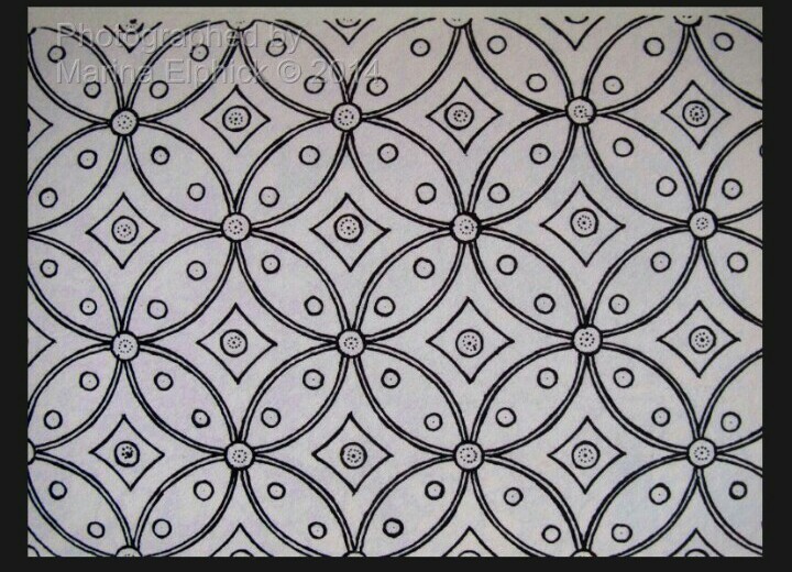 Detail Menggambar Batik Kawung Nomer 35