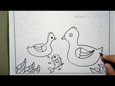 Detail Menggambar Bebek Dengan Mudah Nomer 41