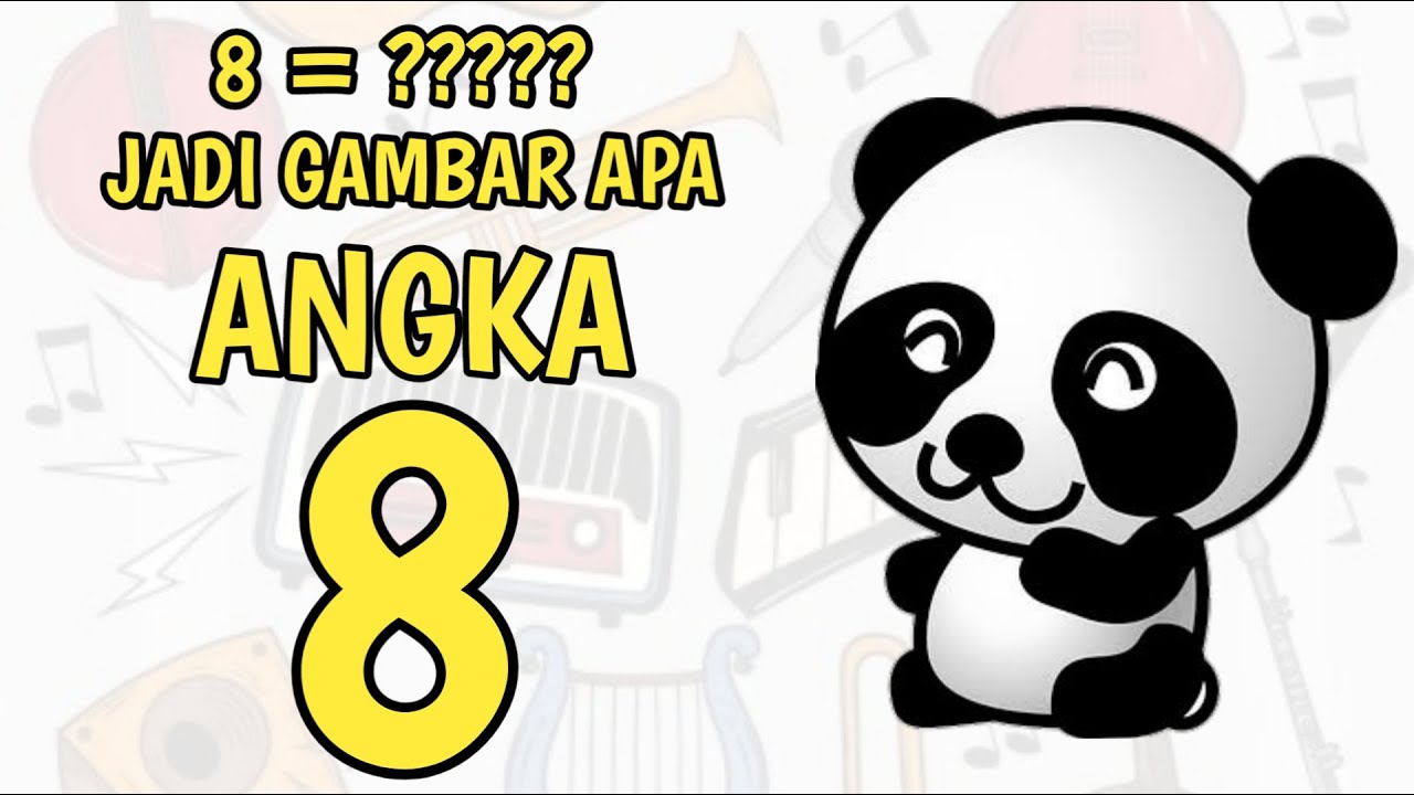 Detail Menggambar Binatang Dari Angka Nomer 55