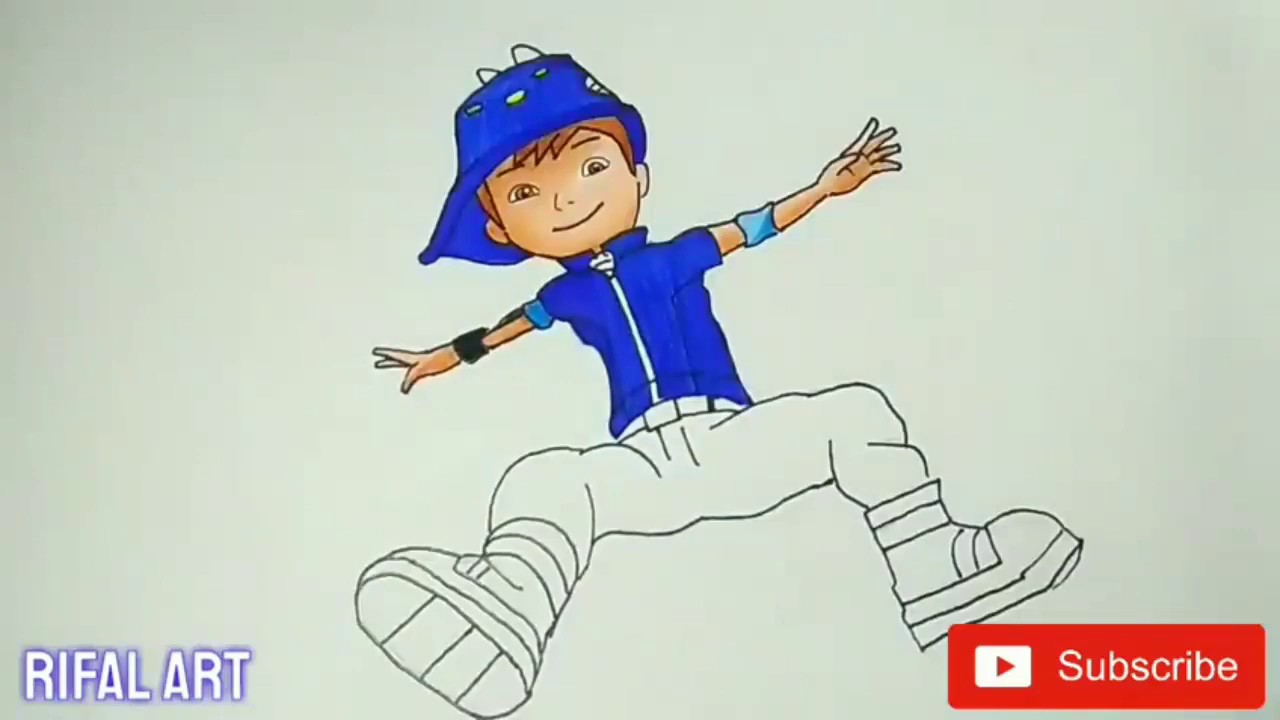 Detail Menggambar Boboiboy Nomer 9