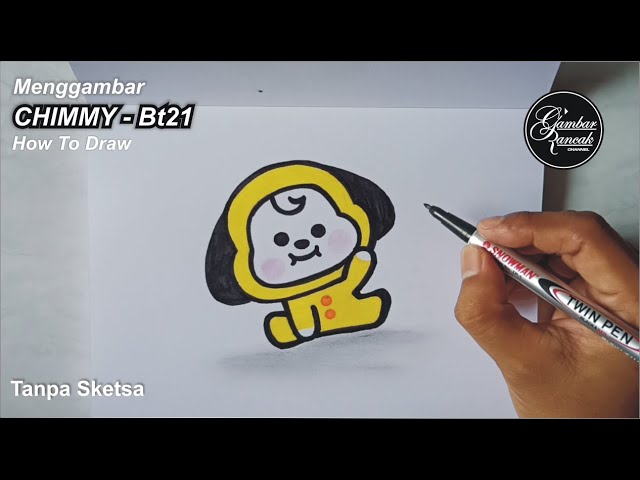 Detail Menggambar Boneka Bt21 Nomer 37