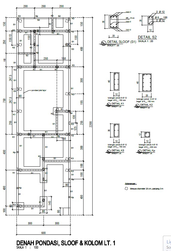 Detail Desain Pondasi Rumah 2 Lantai Nomer 35