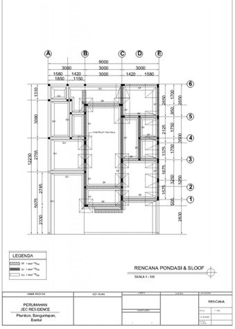 Detail Desain Pondasi Rumah 2 Lantai Nomer 49