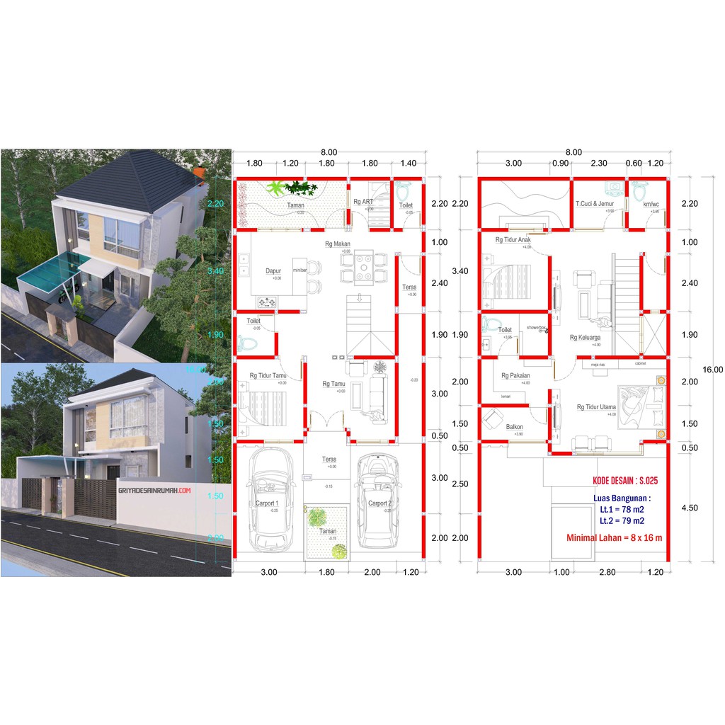 Detail Desain Pondasi Rumah 2 Lantai Nomer 50