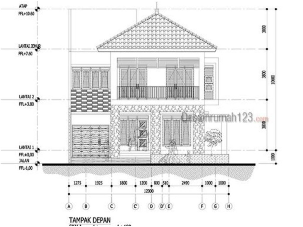 Detail Desain Pondasi Rumah 2 Lantai Nomer 52