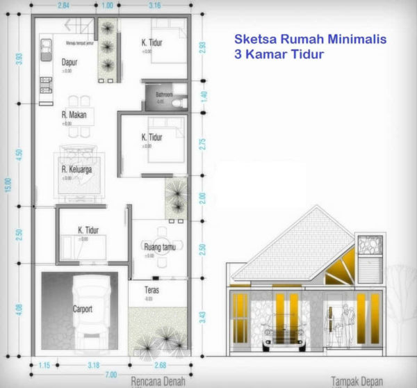 Detail Desain Pondasi Rumah Minimalis 3 Kamar Nomer 5