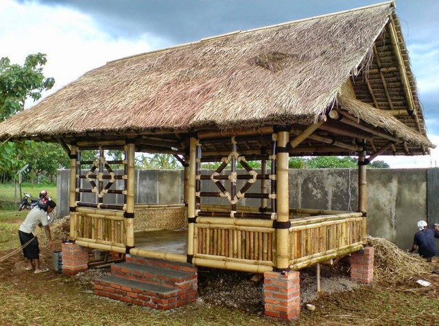 Detail Desain Pondok Bambu Nomer 17