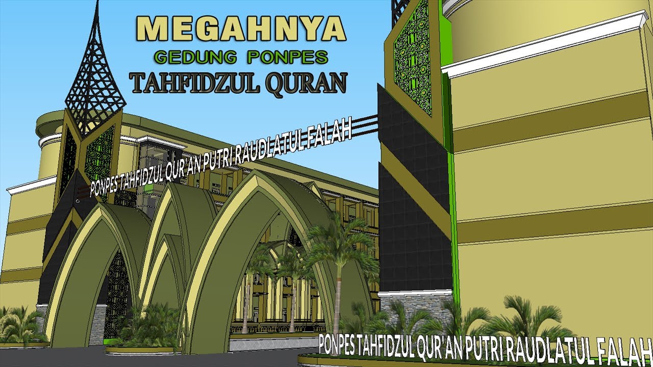 Detail Desain Pondok Pesantren Modern Nomer 11