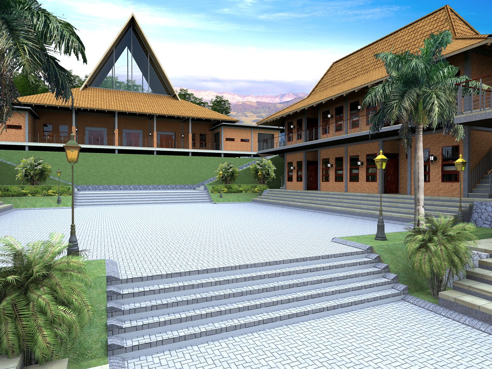 Detail Desain Pondok Pesantren Modern Nomer 18