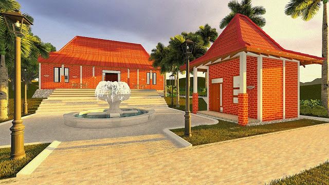 Detail Desain Pondok Pesantren Sederhana Nomer 41