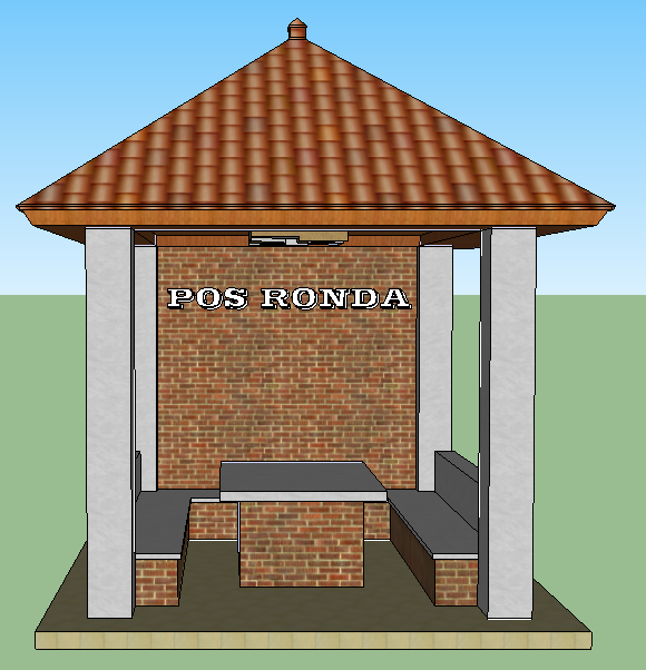 Detail Desain Pos Kamling Nomer 5