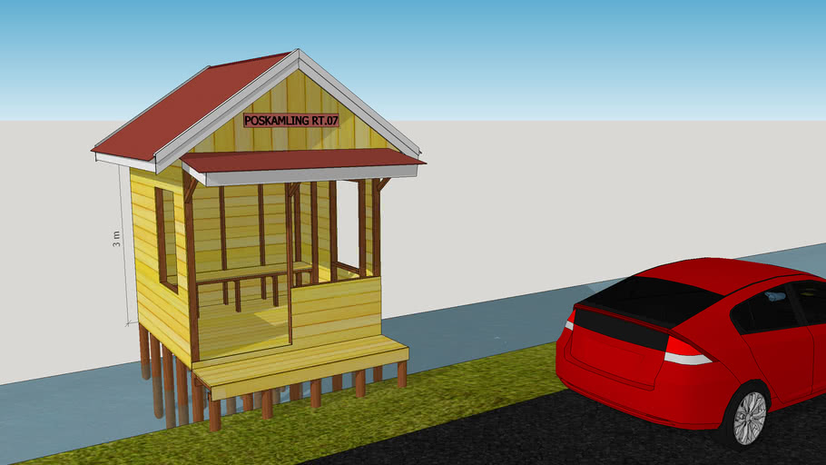 Detail Desain Pos Kamling Nomer 8