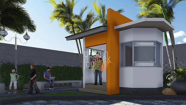 Detail Desain Pos Security Minimalis Nomer 42