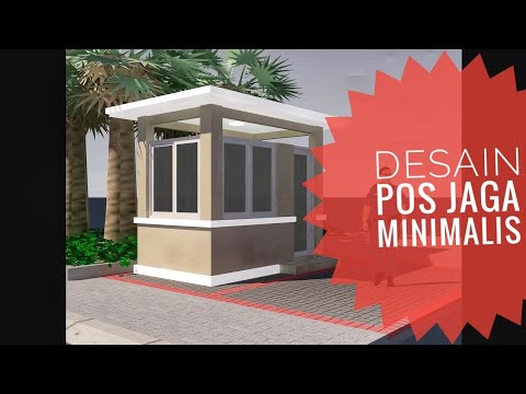 Detail Desain Pos Security Minimalis Nomer 6