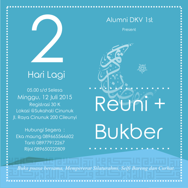 Detail Desain Poster Bukber Nomer 2