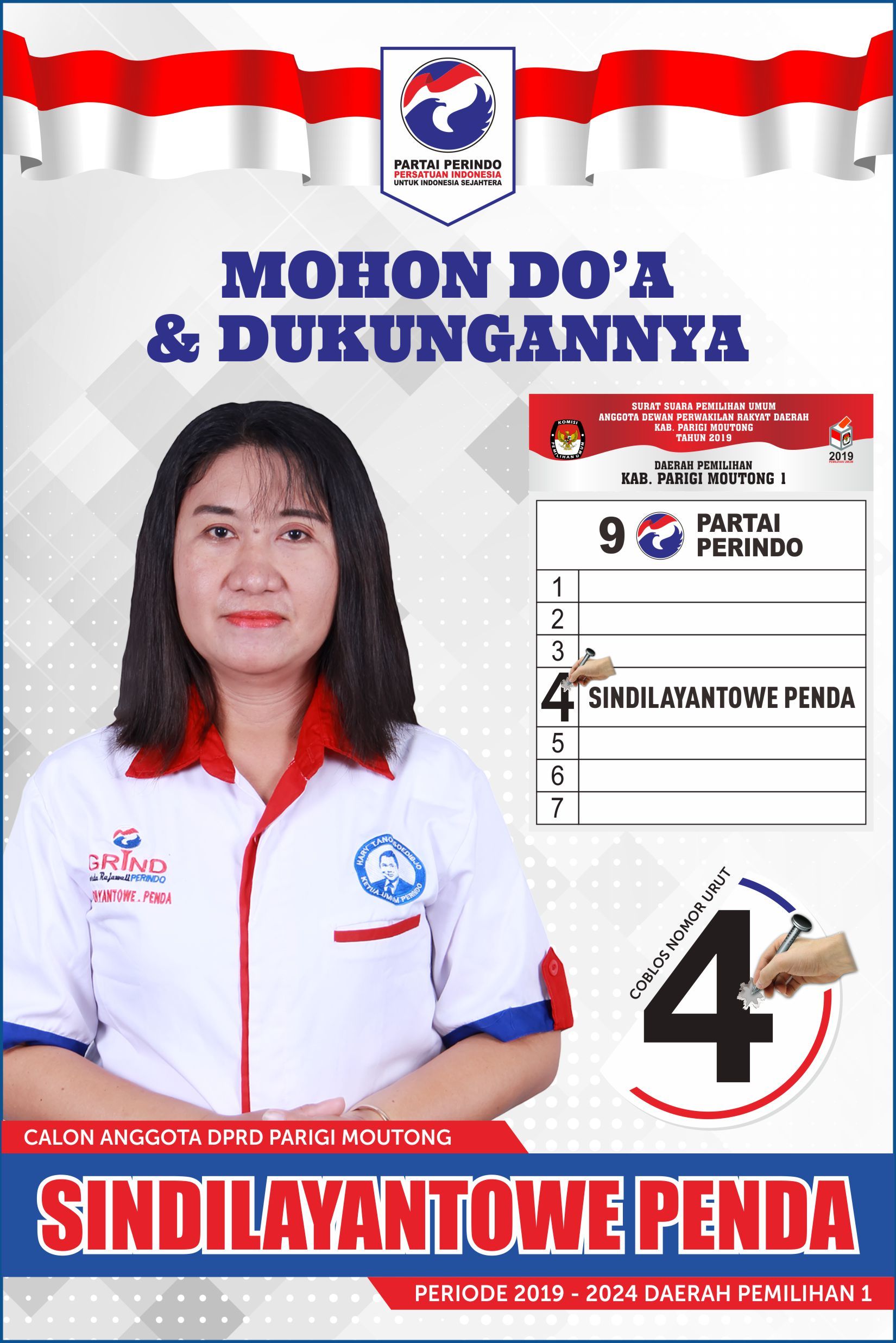 Detail Desain Poster Caleg Nomer 2