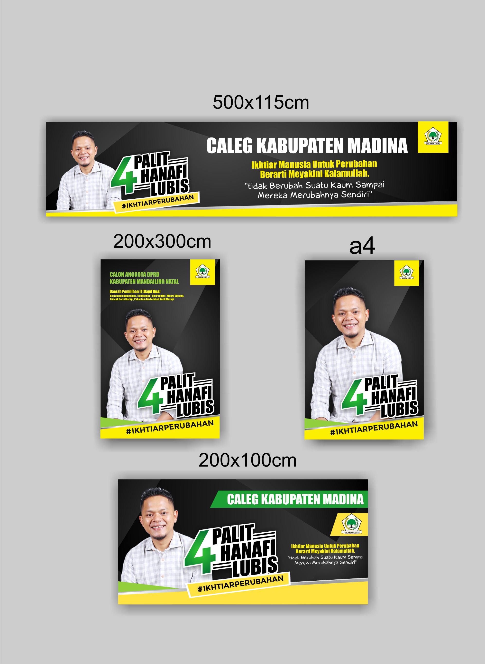 Detail Desain Poster Caleg Nomer 9