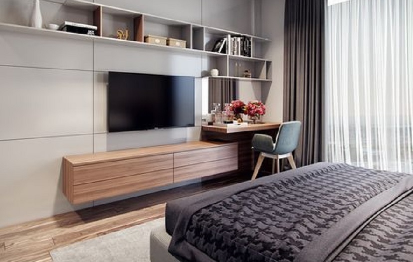 Detail Desain Rak Tv Kamar Tidur Nomer 5