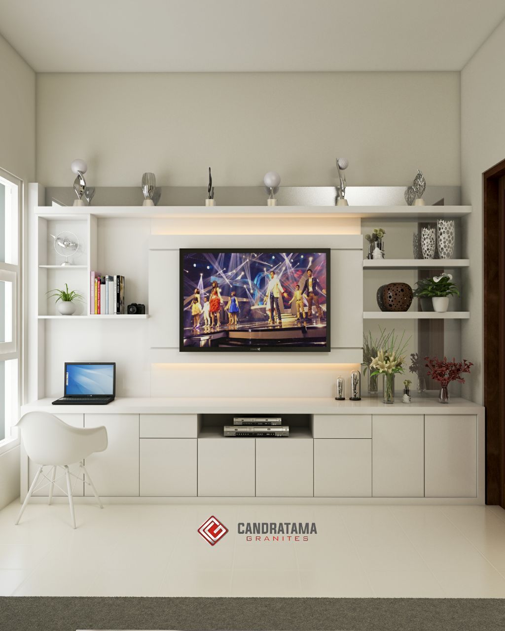 Detail Desain Rak Tv Kamar Tidur Nomer 8