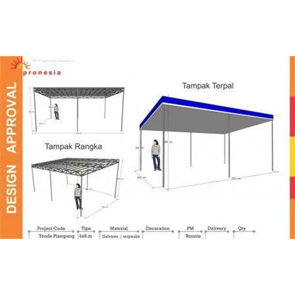 Detail Desain Rangka Tenda Pesta Nomer 18