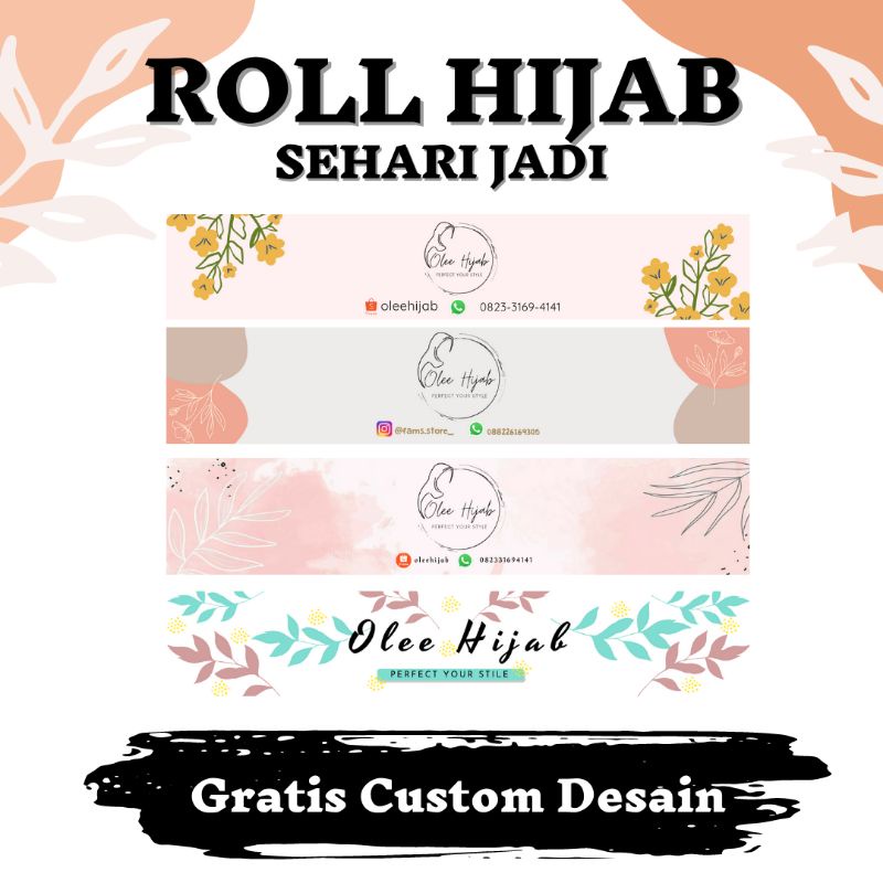 Detail Desain Roll Hijab Nomer 47