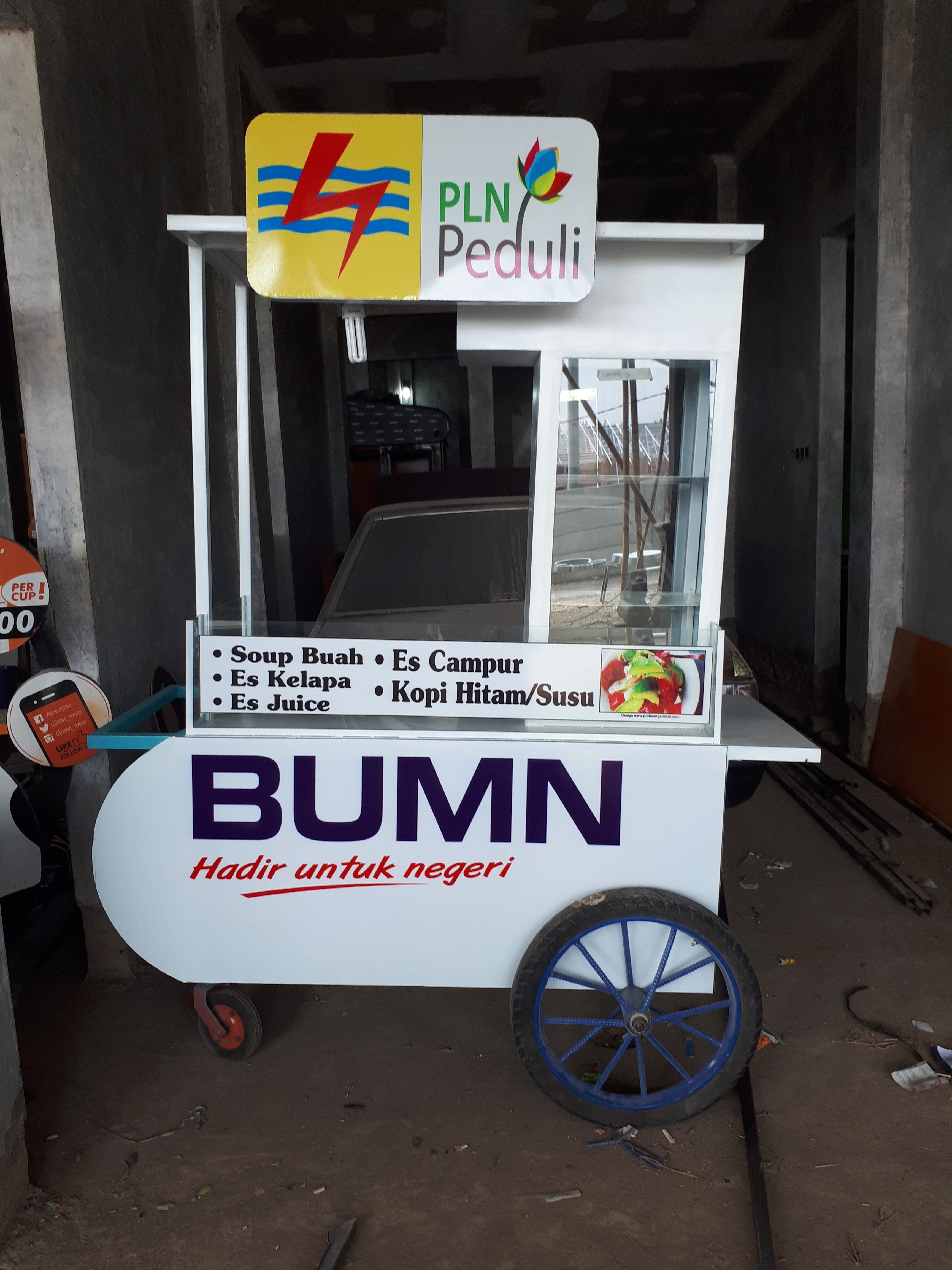 Detail Desain Rombong Minimalis Nomer 28