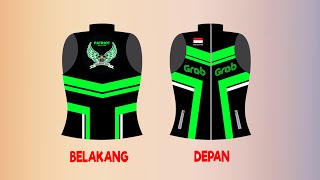 Detail Desain Rompi Depan Belakang Nomer 47