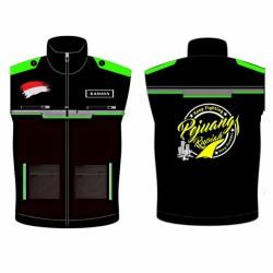 Detail Desain Rompi Komunitas Motor Nomer 16