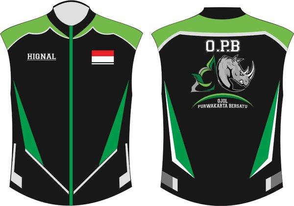 Detail Desain Rompi Komunitas Polos Nomer 25