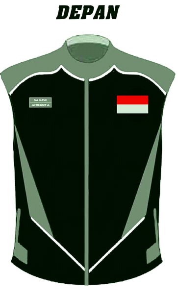 Detail Desain Rompi Komunitas Polos Nomer 10