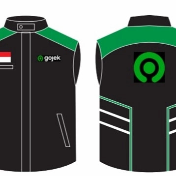 Detail Desain Rompi Ojol Nomer 14