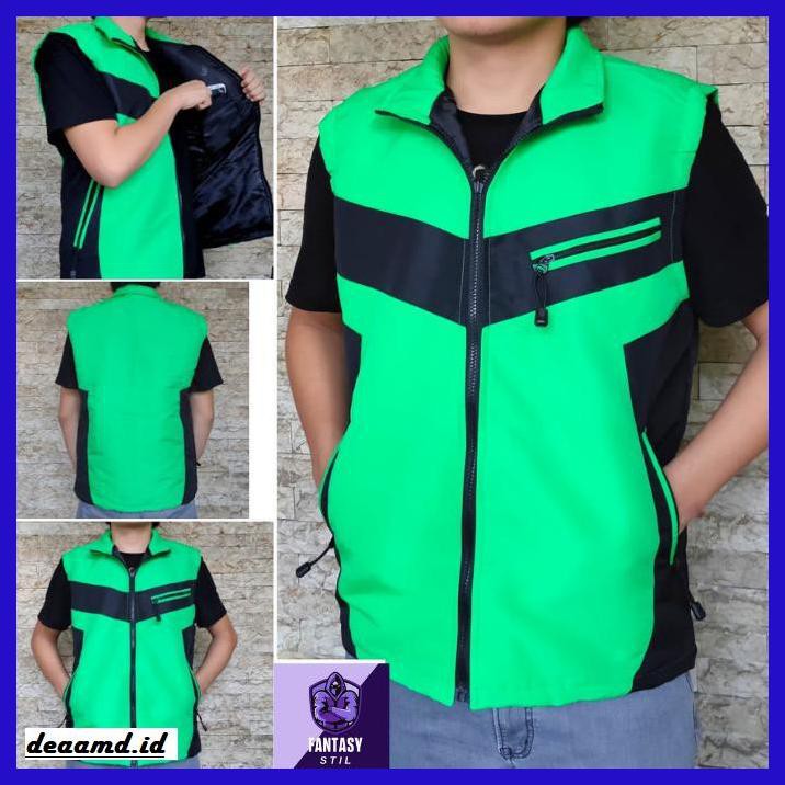 Detail Desain Rompi Ojol Polos Nomer 56