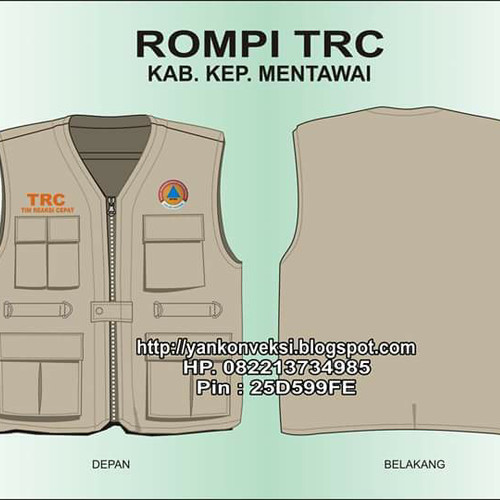 Detail Desain Rompi Polos Nomer 57