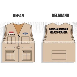 Detail Desain Rompi Polos Depan Belakang Nomer 41