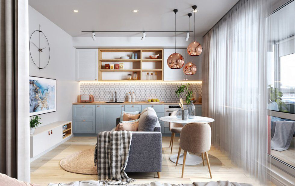 Detail Desain Ruang Keluarga Menyatu Dengan Ruang Makan Nomer 15
