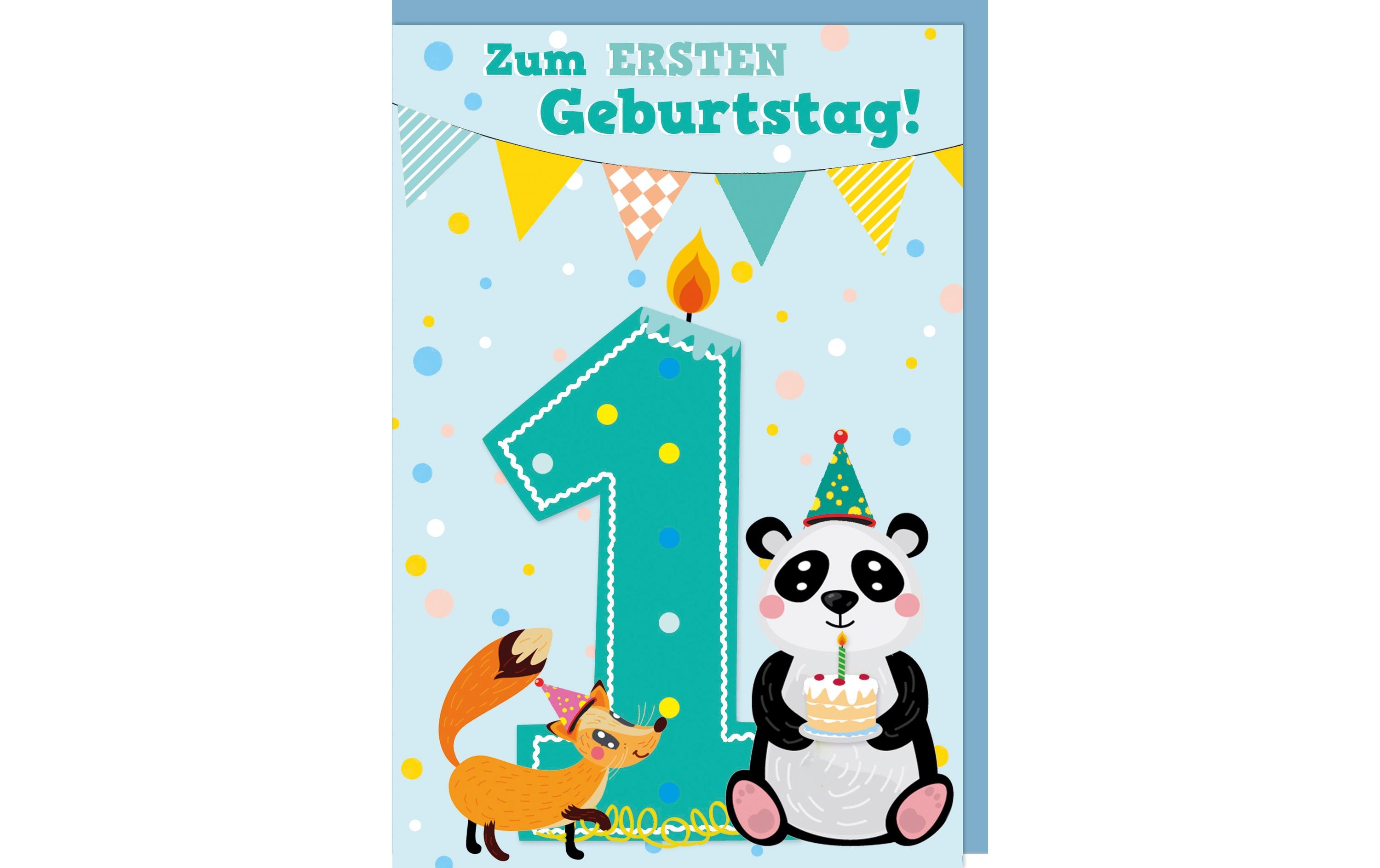 Detail Geburtstagskarte 1 Geburtstag Nomer 27