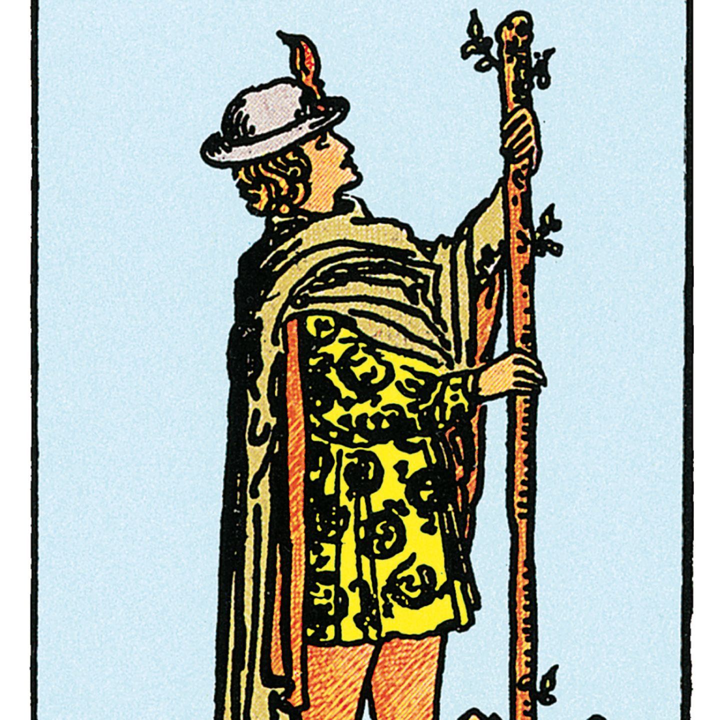 Detail Zwei Schwerter Tarot Nomer 17