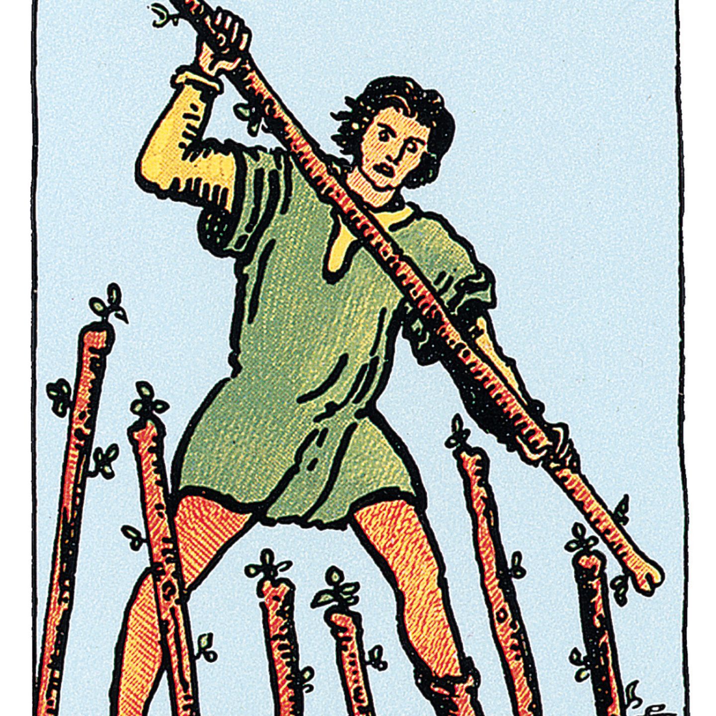 Detail Zwei Schwerter Tarot Nomer 24