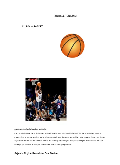 Detail Kliping Olahraga Basket Nomer 8