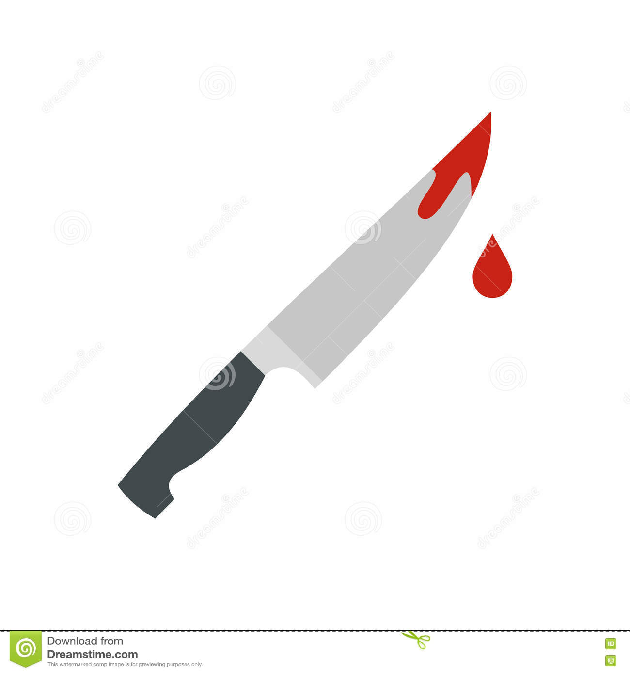 Detail Knife With Blood Clipart Nomer 10