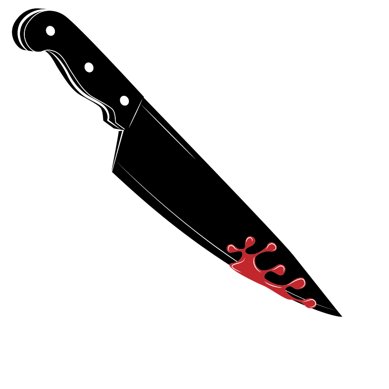 Detail Knife With Blood Clipart Nomer 20