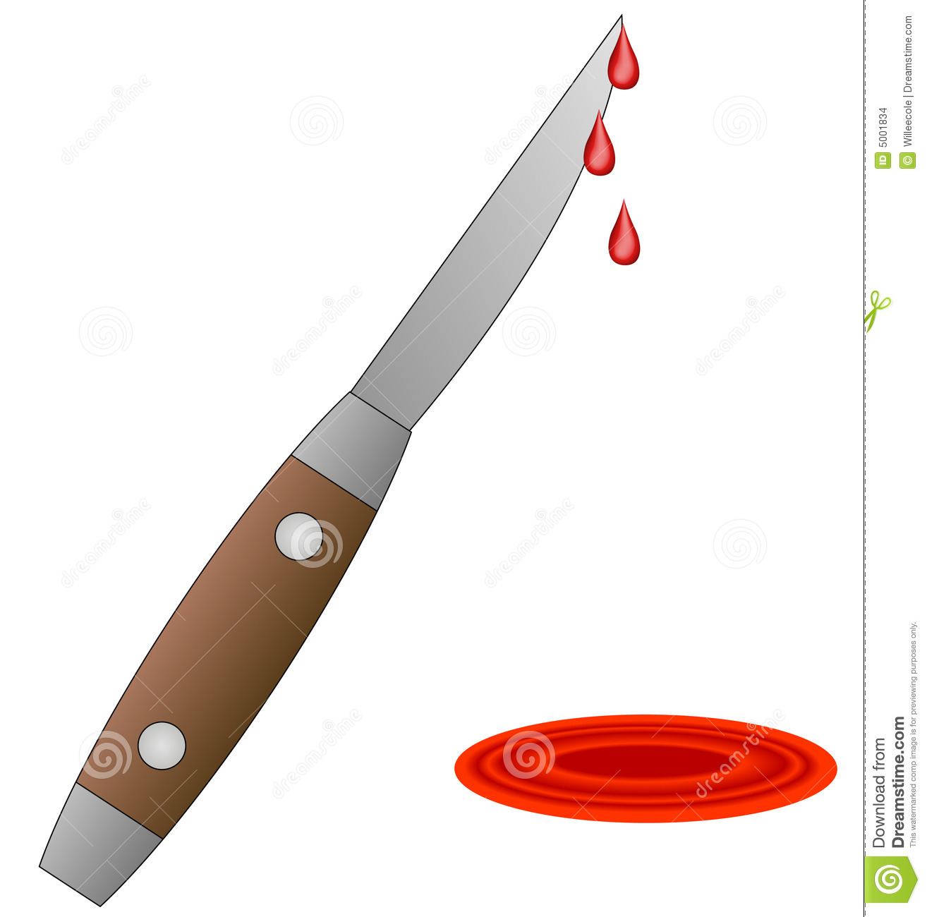 Detail Knife With Blood Clipart Nomer 34