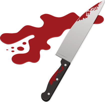 Detail Knife With Blood Clipart Nomer 4