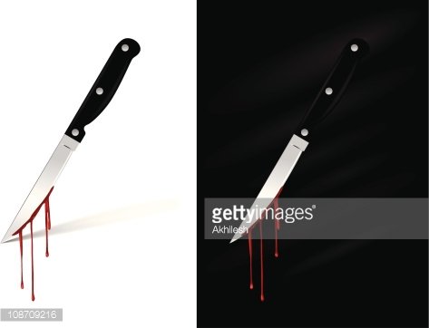 Detail Knife With Blood Clipart Nomer 49