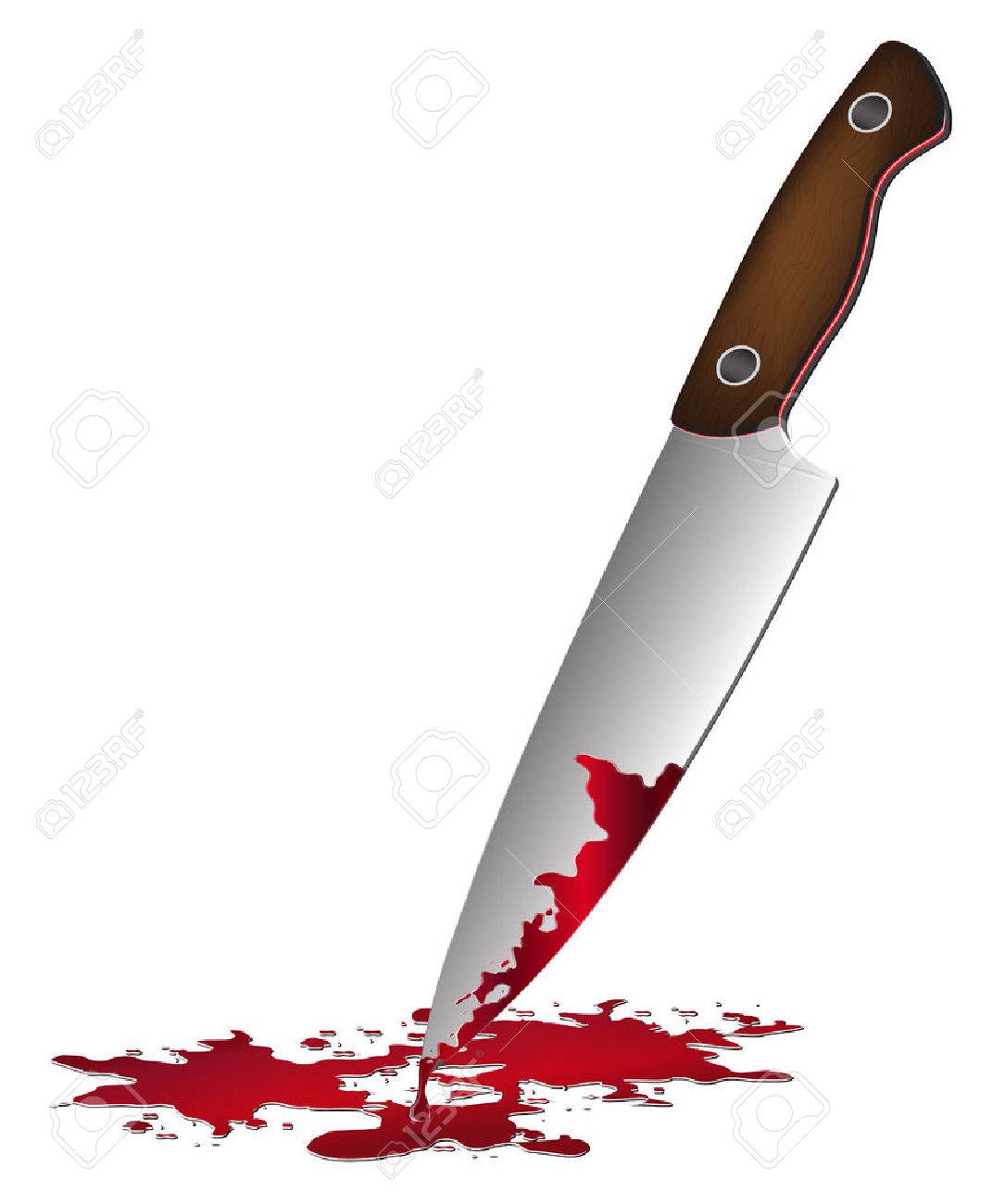 Detail Knife With Blood Clipart Nomer 55