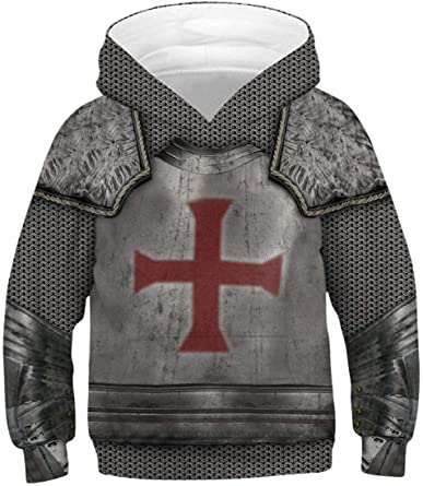 Detail Knight Armor Hoodie Amazon Nomer 6