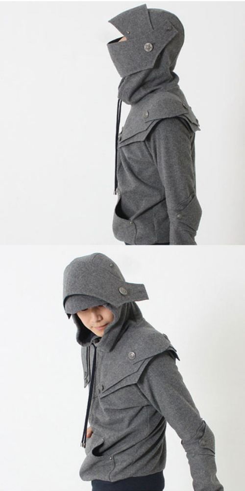 Detail Knight Armor Hoodie Amazon Nomer 55